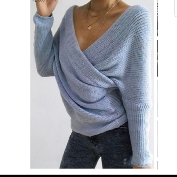 Sweaters - Restock!! Solid knit wrap sweater